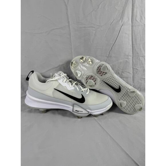 Nike Air Zoom Trout 9 Pro Baseball Cleats Shoes Mens 13 Metal FB2907-100 - Picture 1 of 12